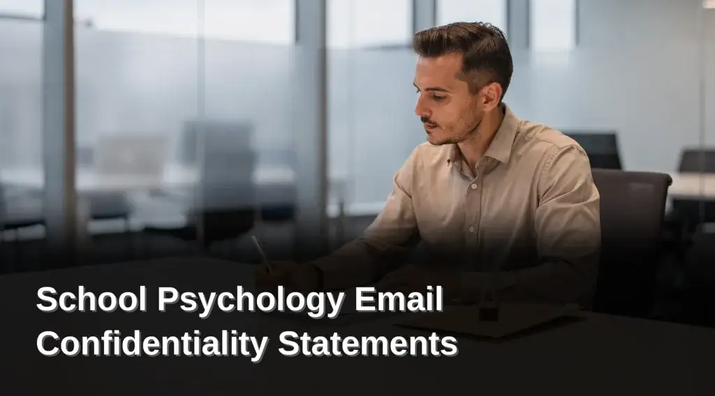 School psychologists need two foundational elements before drafting a confidentiality email: a working knowledge