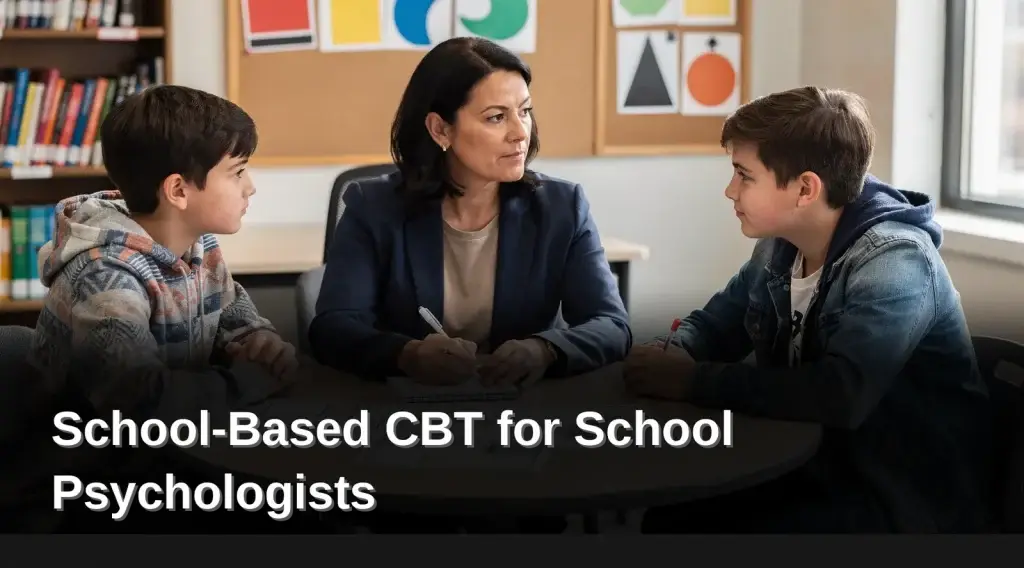 When you walk into a session without a cbt session plan for school mental health
